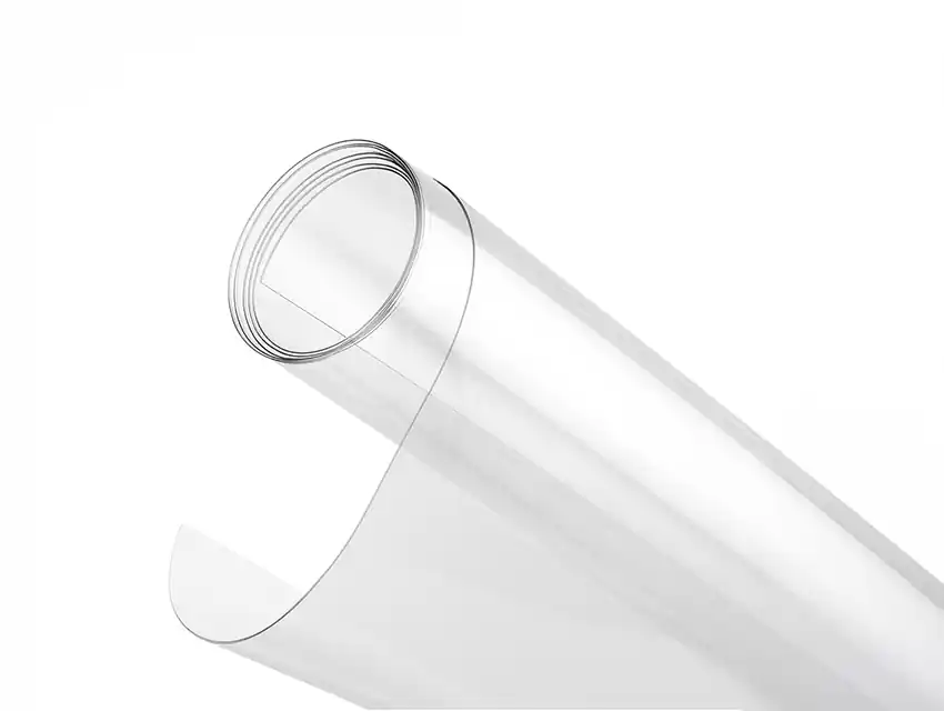 CRISTAL TRANSPARENTE 100% PVC 0,15MM (150 MICRONES) 1,40 X 50MTS