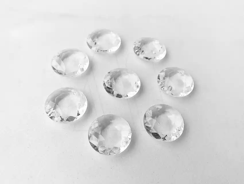 CAIREL ACRILICO CRISTAL 1,8CM X 1,8CM X 100GRS