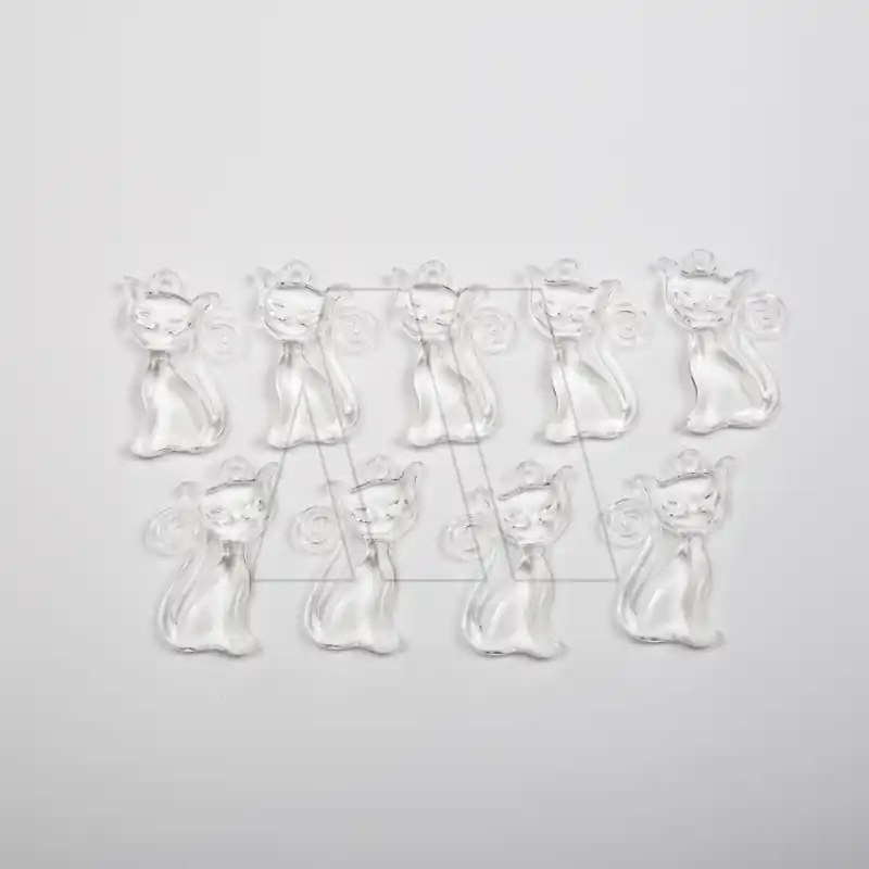 CAIRELES ACRILICOS GATITO 2,5CM X 4,5CM X 20UN