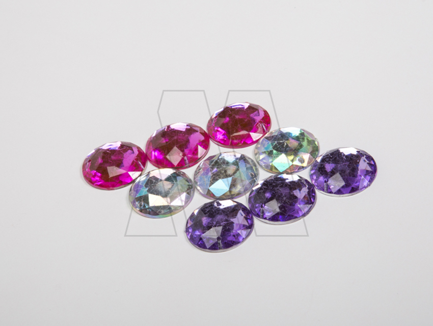 GEMA REDONDA FACETADA 25MM X 25UN