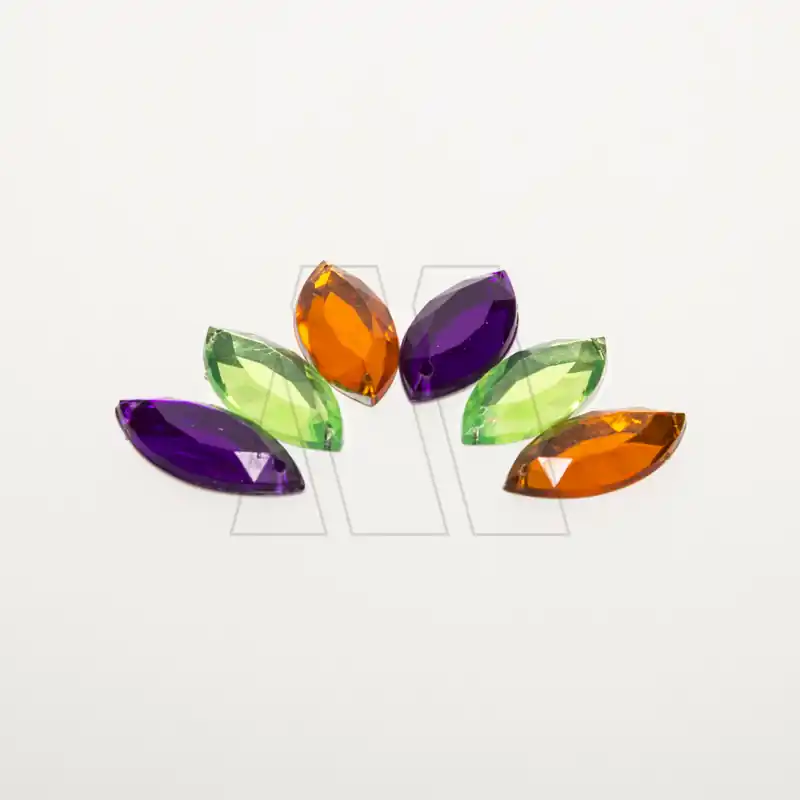 GEMA ACRILICA OJO PLANO FACETADO X 25UN