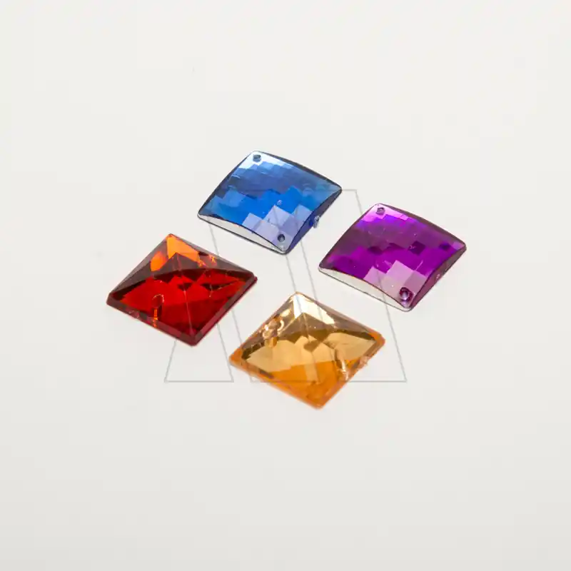 GEMA ACRILICA CUADRADA PLANA FACE X 25UN