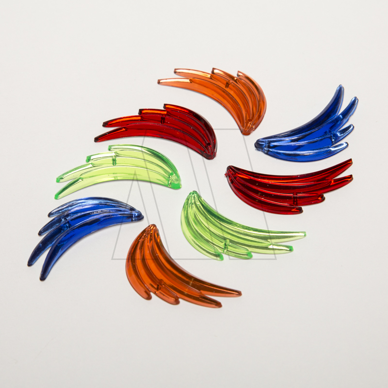 GEMA ACRILICA ALITA FACETADA X 10UN