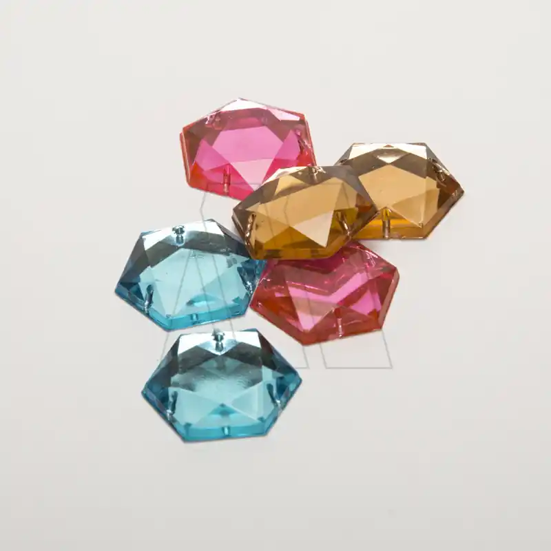 GEMA ACRILICA HEXAGONO 25 MM X 10UN