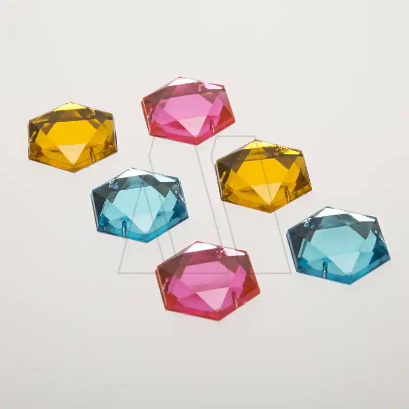 GEMA ACRILICA HEXAGONO 31MM X 10UN