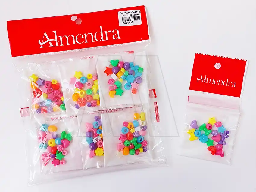 CUENTAS PLAST FORMITA COLOR VIVO 10MMX12S(442.813)