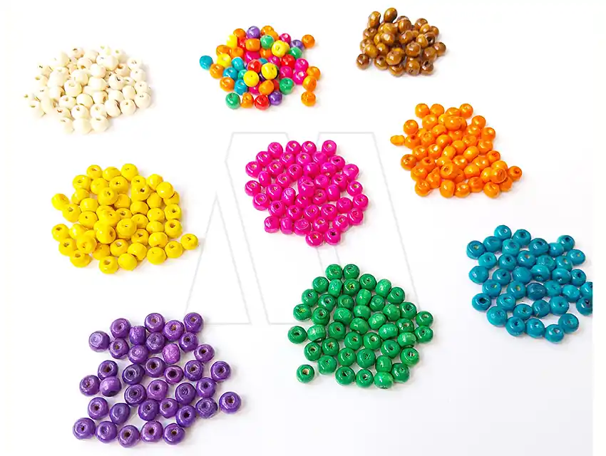 CUENTAS DE MADERA Nº10 X 250GRS