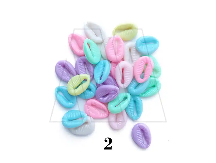 CUENTAS DE PLASTICO MAR 10MM X 10MM X 125GRS