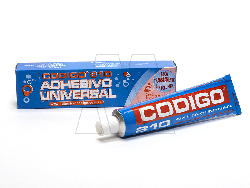 PEGAMENTO UNIVERSAL CODIGO 12 UN X 33ML