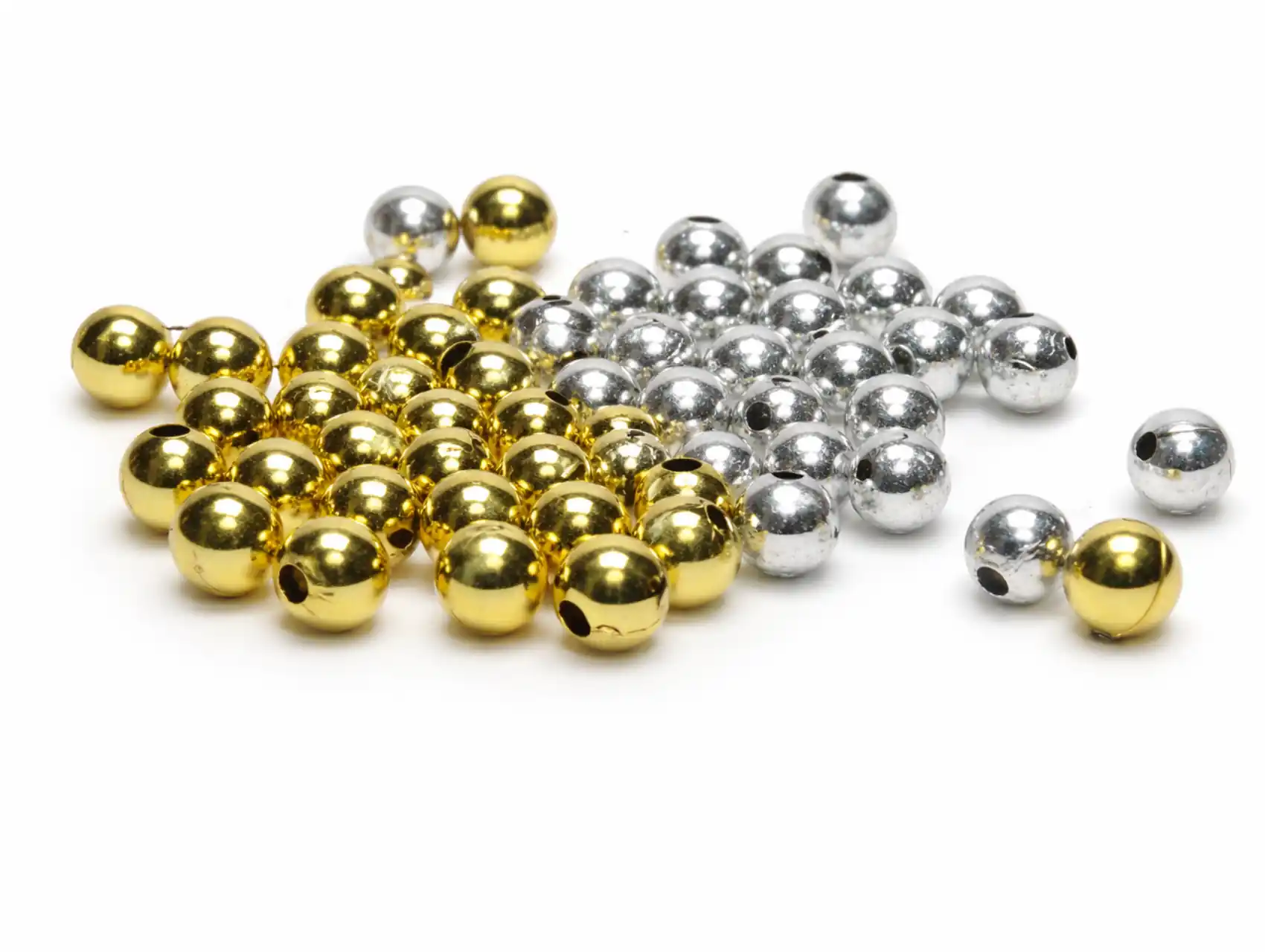 PERLAS PLATEADAS/DORADAS NRO 4 X 8GRS