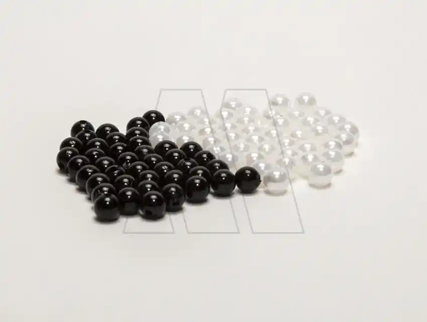 PERLAS BLANCAS-NEGRAS NRO 8 X 25GRS
