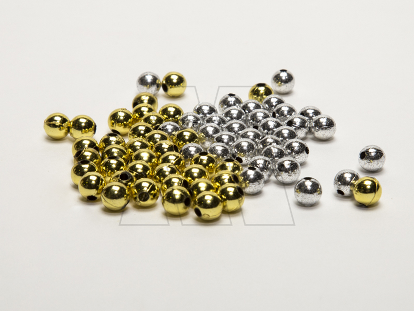 PERLAS METALIZADAS PLATEADAS/DORADAS NRO 8 X 25GRS