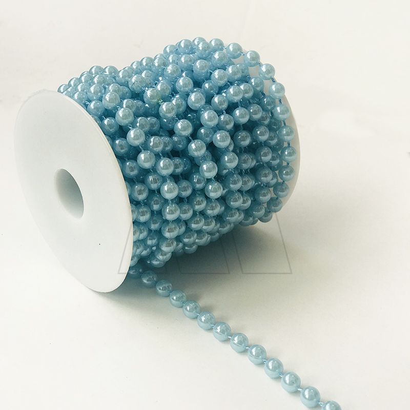 PERLAS COLOR PEGADAS EN ROLLO Nº6 X 20YDS