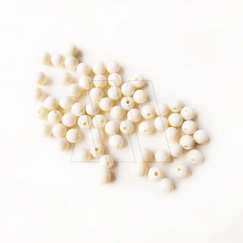 PERLAS BLANCAS OPACAS 3MM X 50GRS
