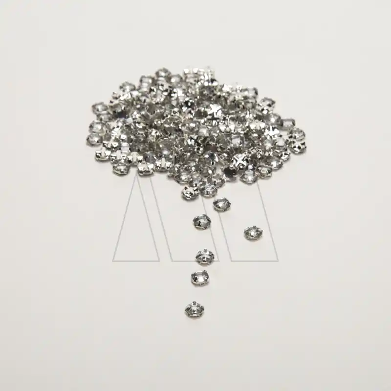 STRASS P/COSER BASE METALICA Nº20 5MM X 200UN
