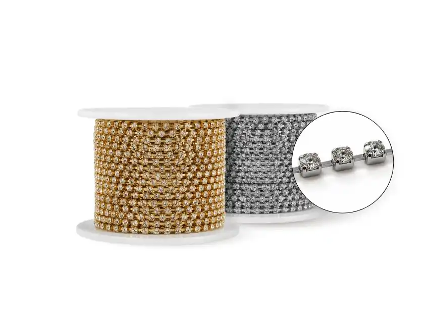 STRASS CADENA NRO 12 3,5MM X 9,14MTS