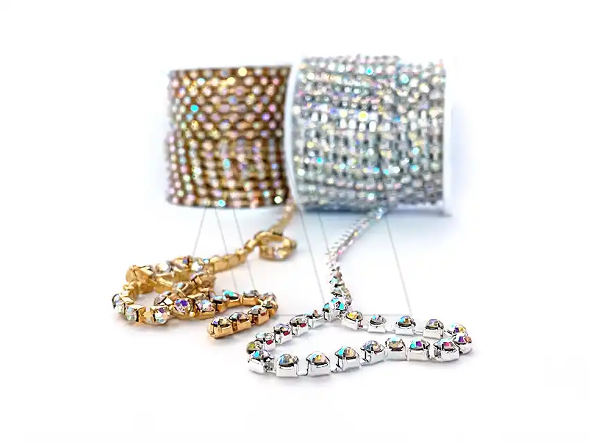 STRASS CADENA NRO 16 X 10YDS