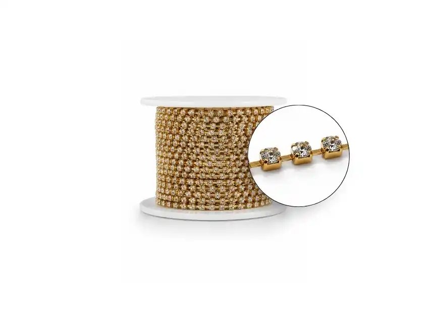 STRASS CADENA NRO 8 2.5MM X 9,14MTS