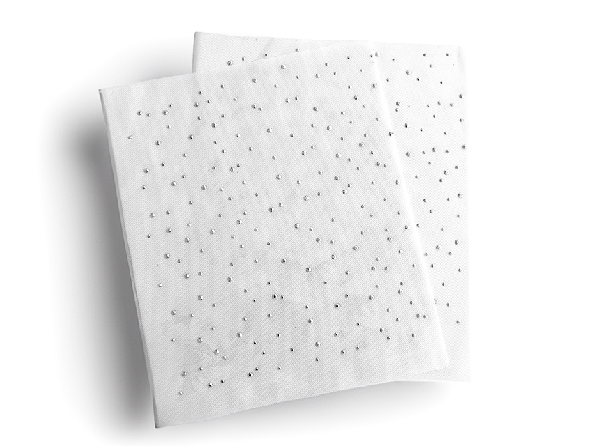 PLANCHA LLUVIA DE STRASS TERMOADHESIVO 30CM X 30CM X UN