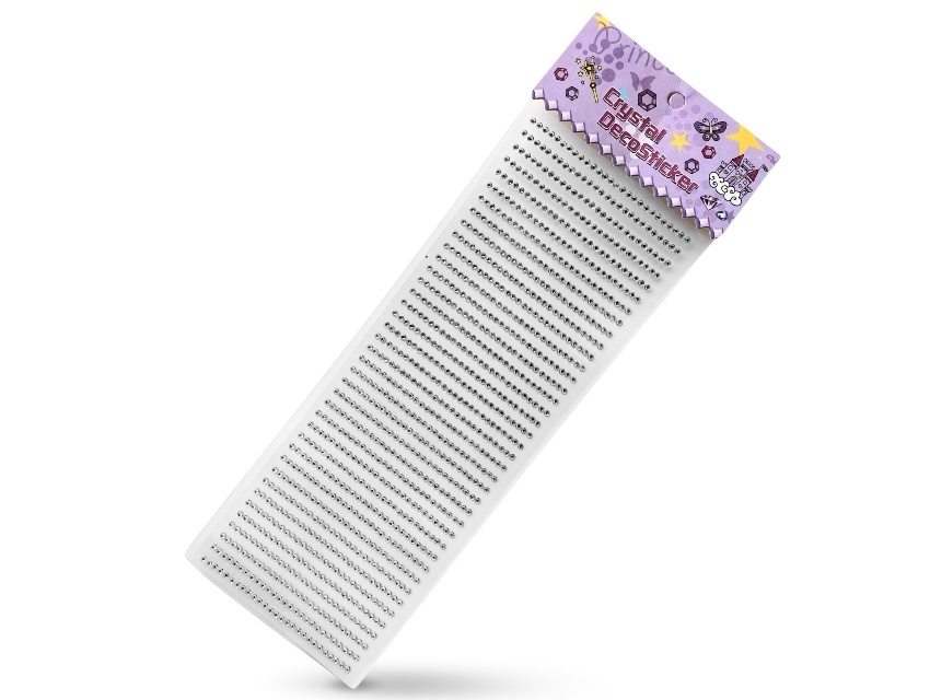 STICKERS ACRILICOS AUTOADHESIVOS STRASS 3MM X PLANCHA 