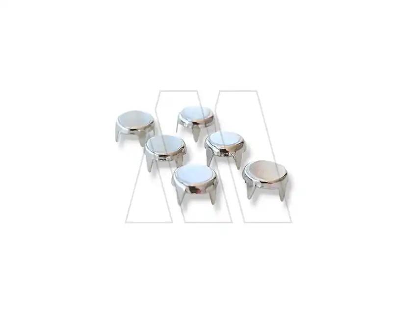 TACHA REDONDA PLANA C/PATITAS 5MM X 100UN