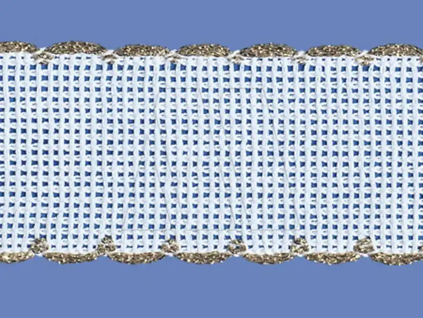 TIRA PARA BORDAR GRUESA C/BORDES LAME 10CM X 10MTS