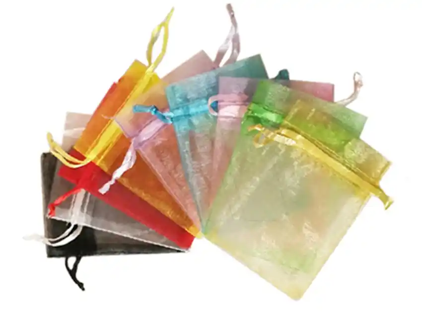 BOLSA P/SOUVENIR TUL LISA 5 X 8CM X 25UN