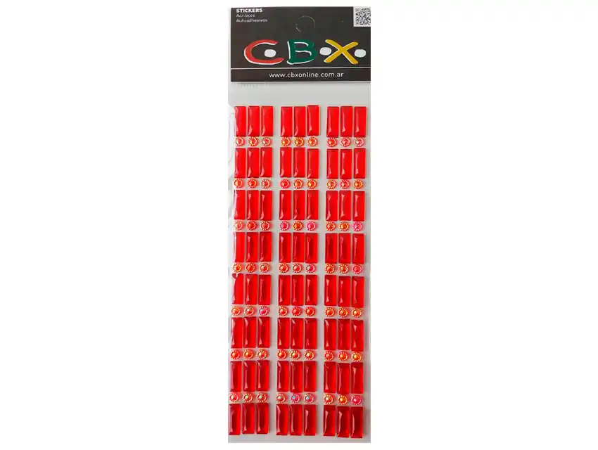 STICKERS ACRILICOS AUTOADHESIVOS CBX X PLANCHA