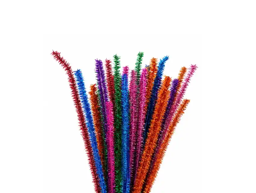 LIMPIA PIPA METALIZADA P/MANUALIDADES 1MT X 50UN