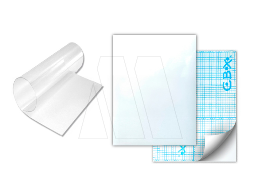 PAPEL DE ACETATO ADHESIVO CBX 37CM X 50CM X 20UN