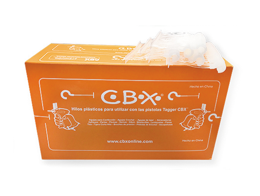 HILOS PLASTICOS CON GANCHO P/ PISTOLAS ETIQUETADORAS CBX 50MM X 5000UN