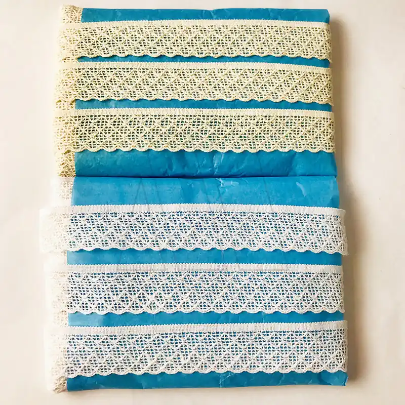 PUNTILLA ALGODON BLANCA - NATURAL ST 3 CM X 12 MTS