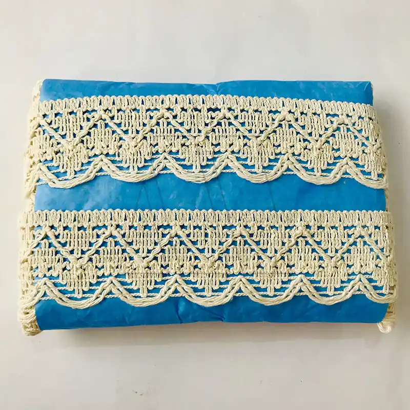 PUNTILLA ALGODON NATURAL ST 4,5 CM X 12 MTS