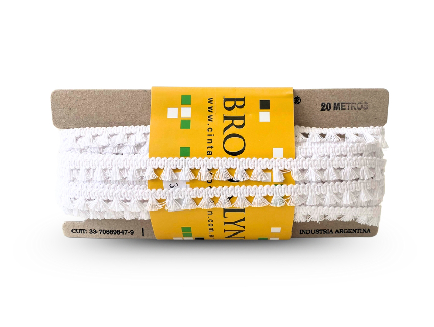 FLECO ALGODON MINI ESCOBA BLANCO X 20MTS 
