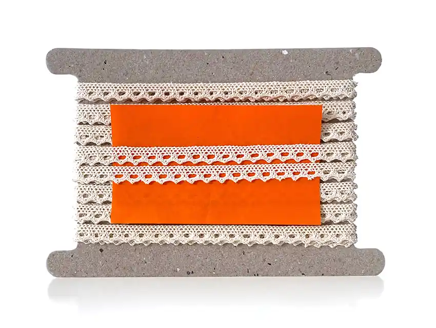 PUNTILLA ALGODON NATURAL BOLILLO 1 CM X 9,14 MTS