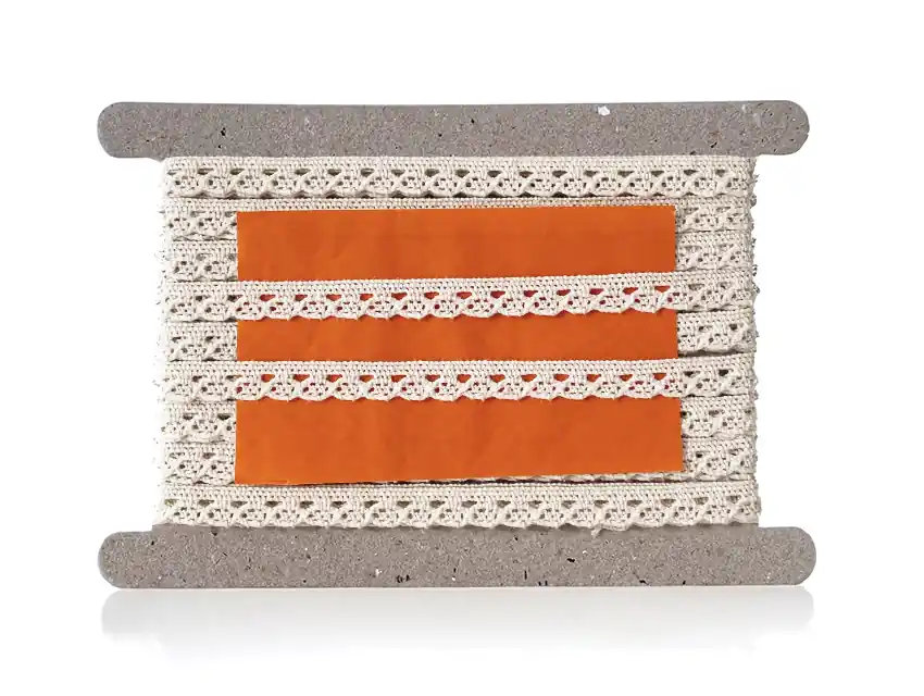 PUNTILLA ALGODON NATURAL BOLILLO 1 CM X 9,14 MTS