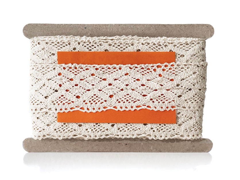  PUNTILLA ALGODON NATURAL BOLILLO 4,5CM X 10YDS 