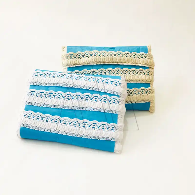 PUNTILLA ALGODON C/PASACINTA RASO ST 3 CM X 12 MTS