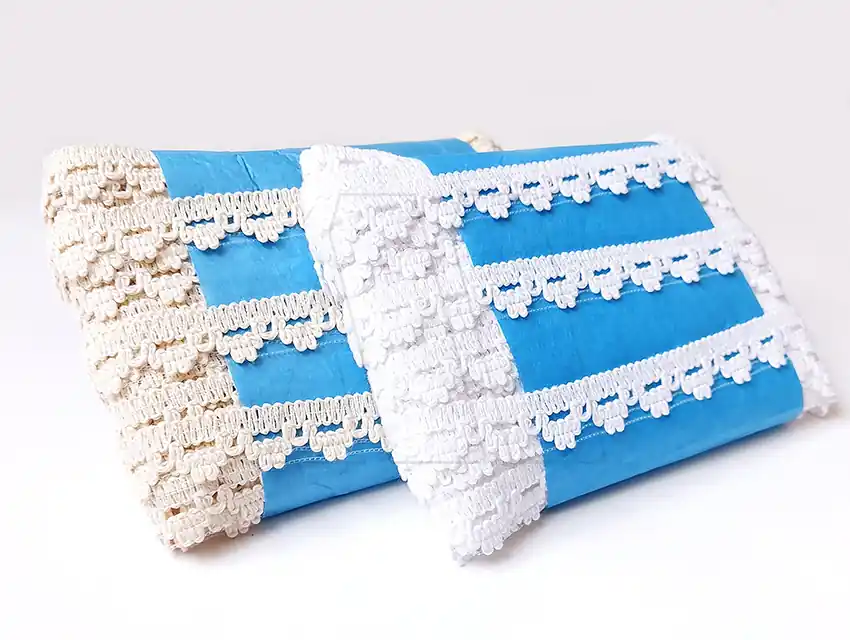 PUNTILLA ALGODON BLANCO-NATURAL ST 2 CM X 20 MTS