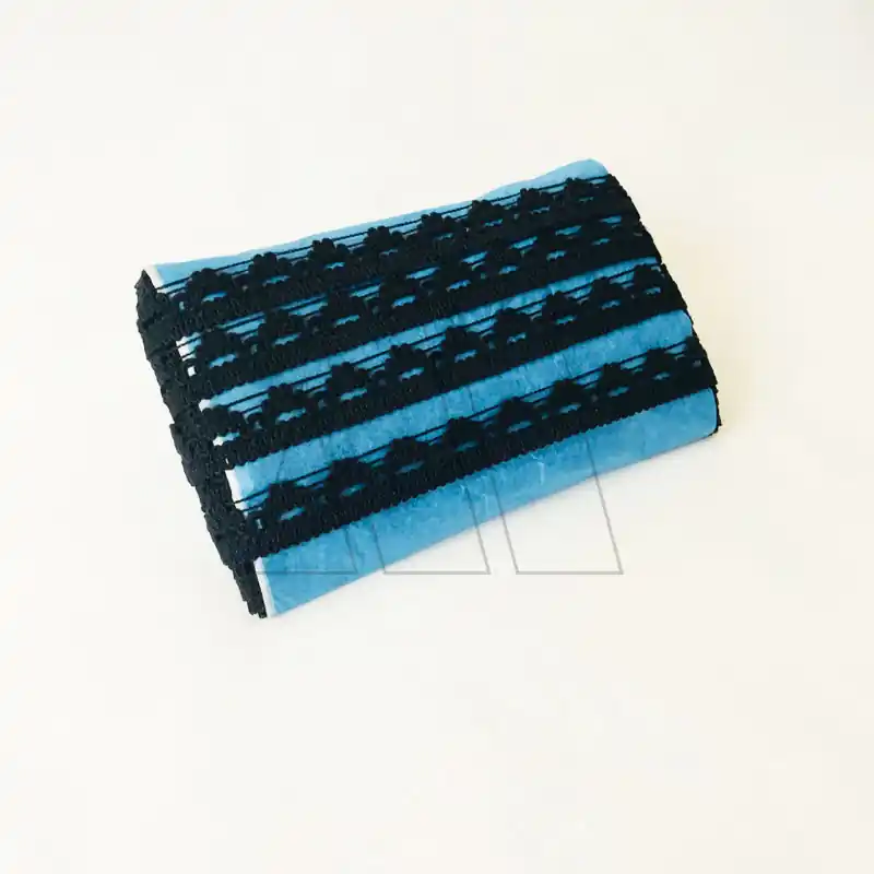 PUNTILLA ALGODON NEGRA ST 2 CM X 20 MTS