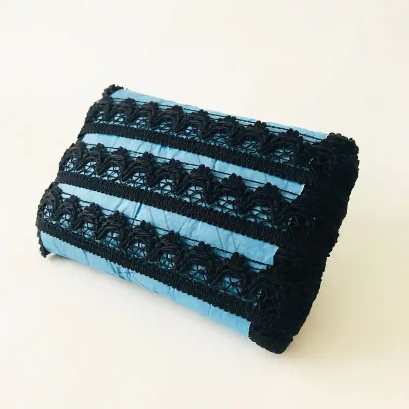 PUNTILLA ALGODON NEGRA ST 3 CM X 20 MTS