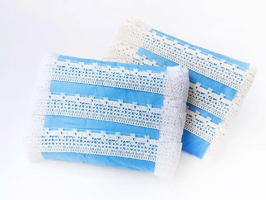 PUNTILLA ALGODON BLANCO-NATURAL ST 2,5 CM X 20 MTS