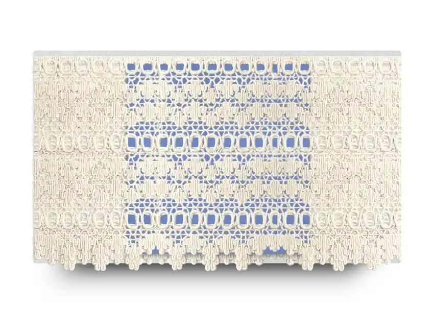 PUNTILLA ALGODON NATURAL 16 CM X 12 MTS