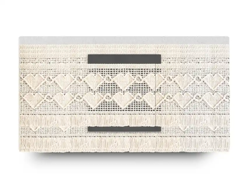 PUNTILLA ALGODON NATURAL 10 CM X 12 MTS