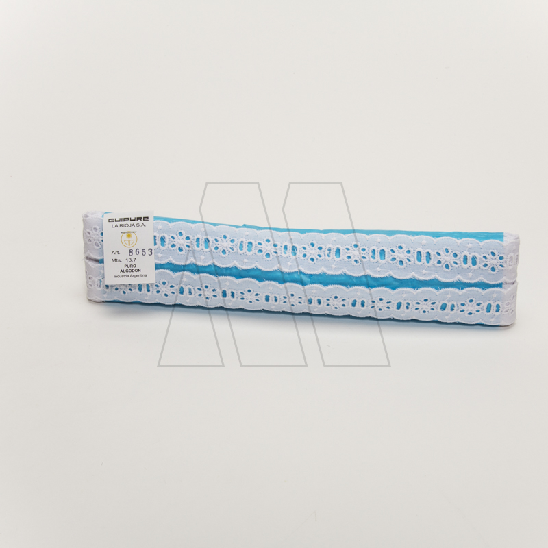 BRODERIE PASACINTA BATISTA 2,5 CM X 13,7 MTS