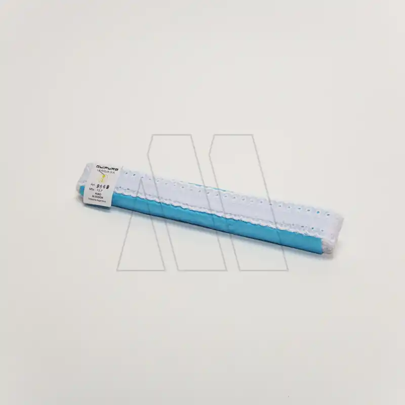 BRODERIE BATISTA ALGODON 2,2 CM X 13,7 MTS