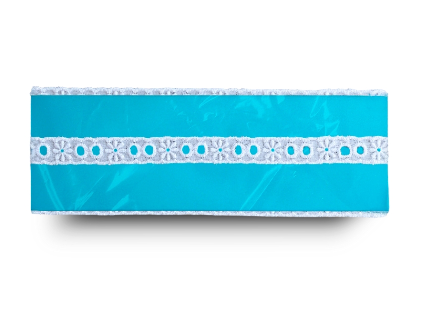 BRODERIE ENTREDOS ALGODON 14MM X 13,7 MTS