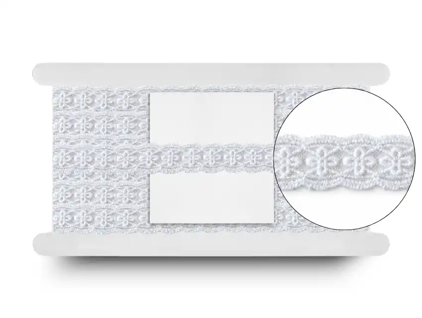 TUL BORDADO 2CM X 14MTS