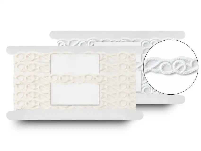 TUL BORDADO 2CM X 14MTS