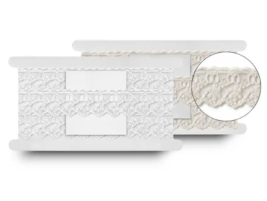 TUL BORDADO 4,8CM X 14MTS